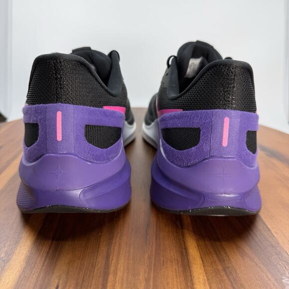 Nike Air Zoom Structure 25 Men’s Size 11.5 Black Purple Running Shoes NEW main image 5